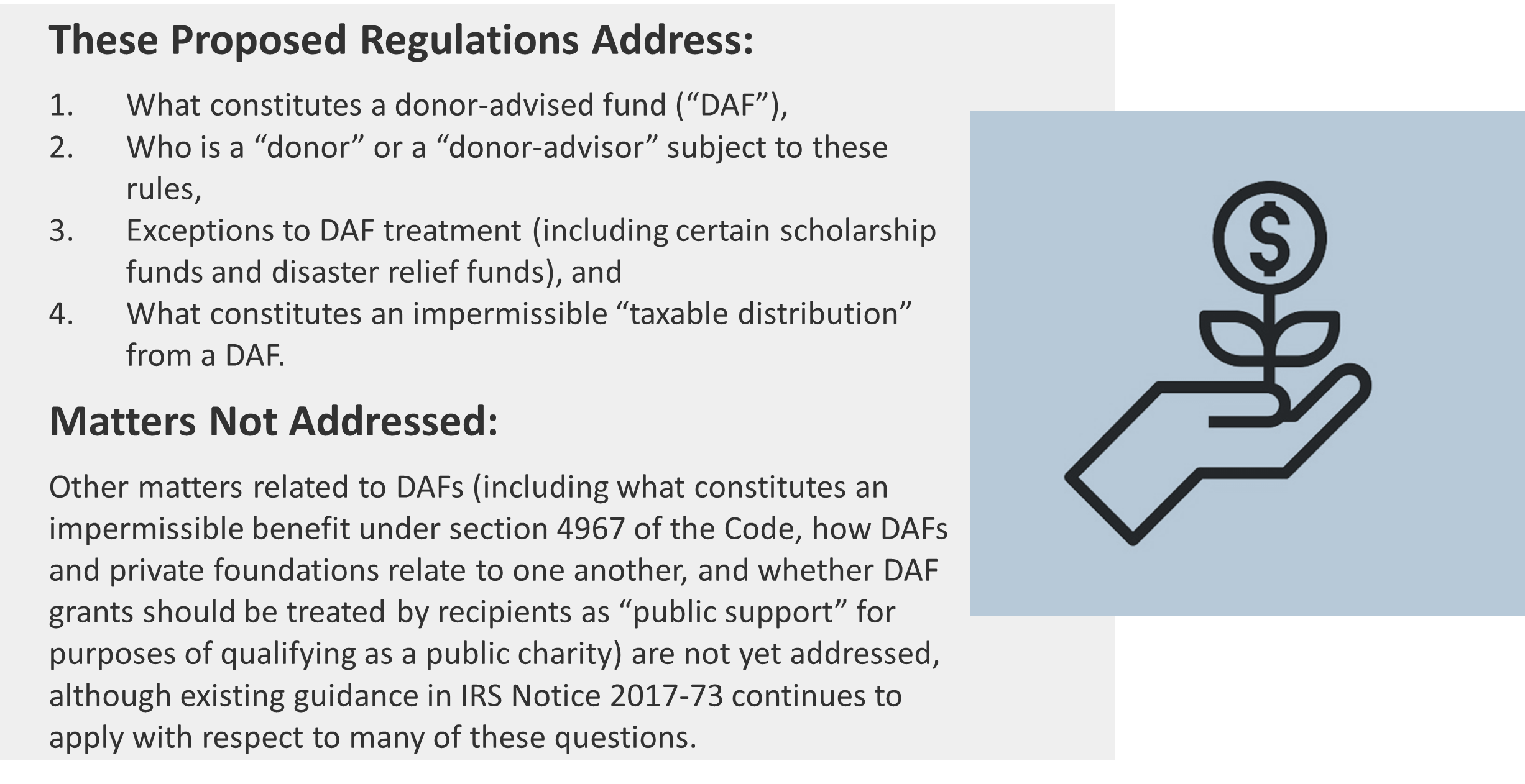 Hemenway &amp; Barnes | New Proposed Donor-Advised Fund Regulations May…